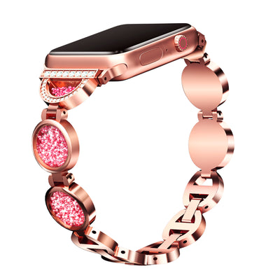 Correa de Reloj Aleación con Diamantes y Efecto Arenas Movedizas - Image 2