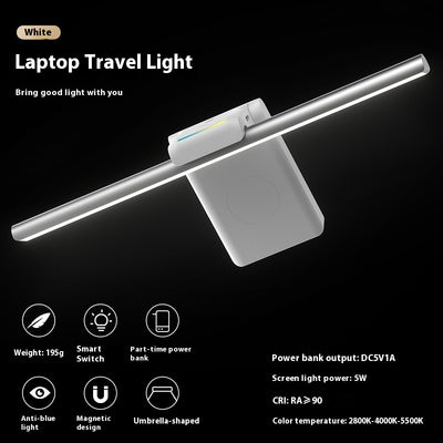 Lámpara LED Portátil para Notebook con Protección Ocular y Power Bank - Image 7