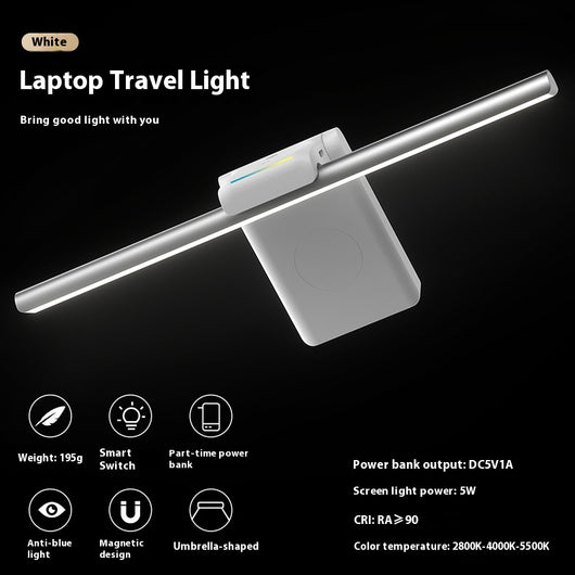 Lámpara LED Portátil para Notebook con Protección Ocular y Power Bank - Image 7