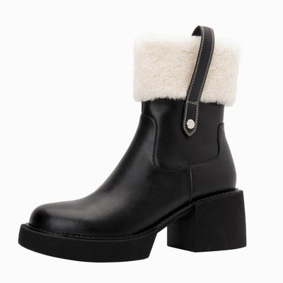 Botas de Tacón Grueso Alto para Mujer - Elegancia y Comodidad - Image 5