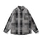 Men's Loose Plaid Long-Sleeve Retro Shirt
