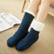 Pantuflas de Felpa Casual Plus para Mujer - Calcetines Térmicos Tubo Medio
