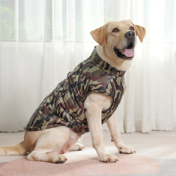 Abrigo Térmico Camuflado para Perros - Ropa de Invierno Acolchada