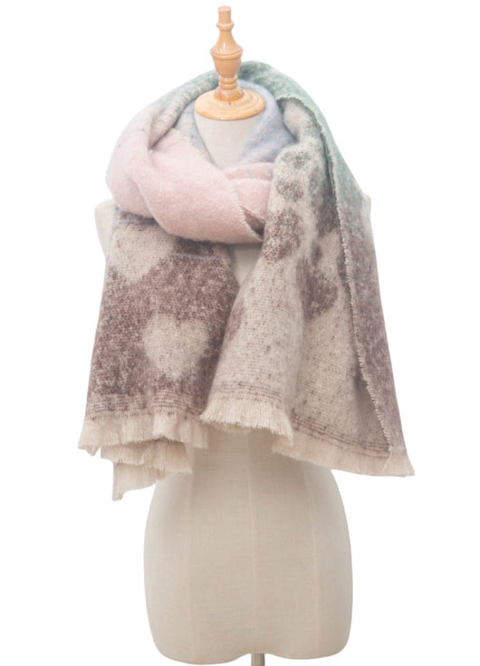 Cuello Térmico Jacquard con Diseño de Amor - Bufanda Versátil Europea - Image 15