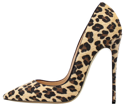 Zapatos de Tacón Alto Punta Afilada con Textura Animal para Mujer - Image 7