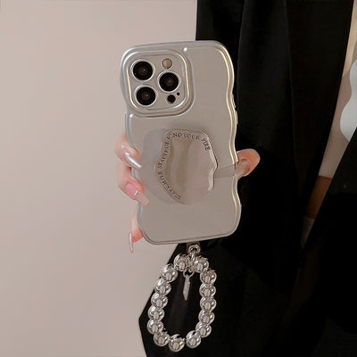 Funda Protectora para Teléfono con Soporte Metálico Plateado - Image 16