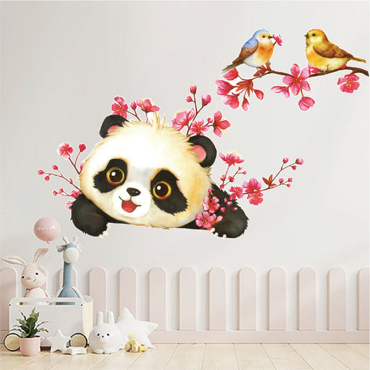 Vinilo Decorativo Rama de Cerezo con Panda Gigante - Image 7