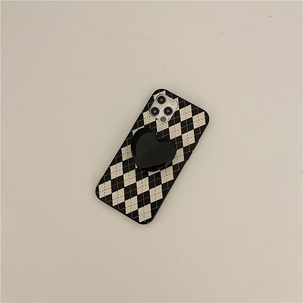 Funda Protectora de Silicona con Diseño Ajedrez y Corazón - Image 7