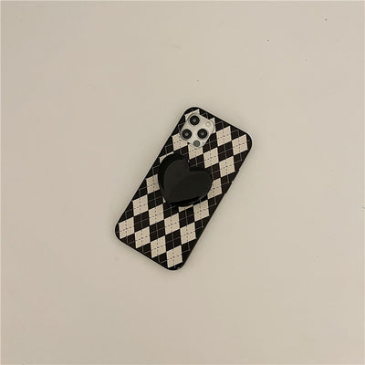 Funda Protectora de Silicona con Diseño Ajedrez y Corazón - Image 7