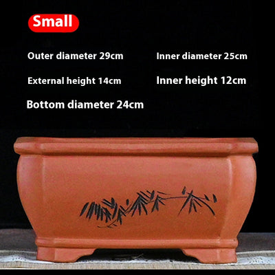 Maceta de Cerámica Púrpura para Bonsái y Plantas de Jardín - Image 18