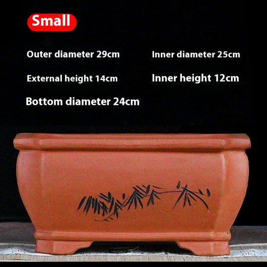 Maceta de Cerámica Púrpura para Bonsái y Plantas de Jardín - Image 18