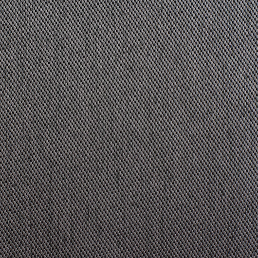 Close-up of a dark gray thickening double-sided linen-look jacquard curtain fabric with a textured weave. - Image 23