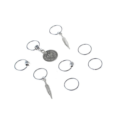 Pasador de Cabello con Moneda y Hoja - Accesorio Elegante - Image 11