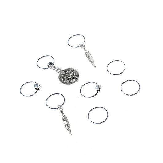 Pasador de Cabello con Moneda y Hoja - Accesorio Elegante - Image 11