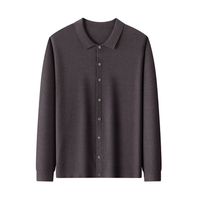 Suéter Urbano de Terciopelo Juan para Hombre - Cuello Alto Liso Otoño - Image 6