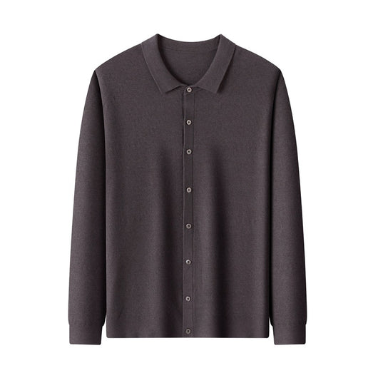 Suéter Urbano de Terciopelo Juan para Hombre - Cuello Alto Liso Otoño - Image 6