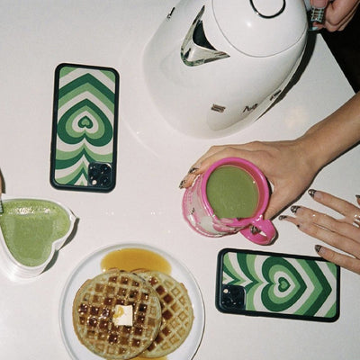 Funda de Vidrio para Celular Amor Verde - Image 6