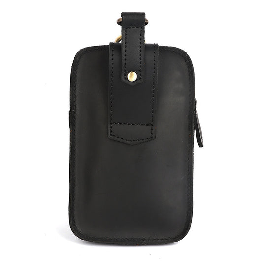 Bolsa de Cintura en Cuero Crazy Horse - Cartera Funcional para Hombre - Image 14