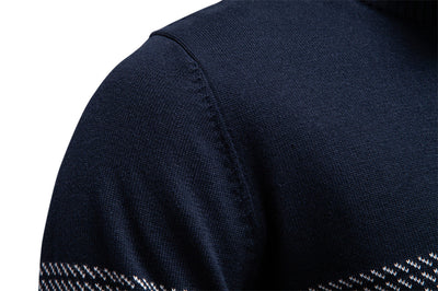 Suéter Casual con Cuello Tipo Polo y Cierre de Cremallera - Image 11
