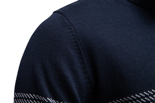 Suéter Casual con Cuello Tipo Polo y Cierre de Cremallera - Image 11