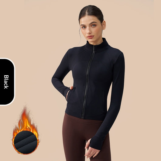 Top de Yoga sin Dedos Acolchado para Otoño e Invierno - Image 6