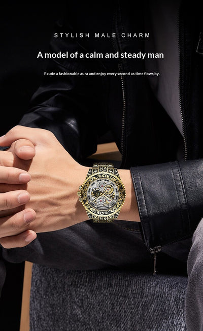 Reloj Automático Luminoso para Hombre - Diseño Vintage Clásico - Image 15