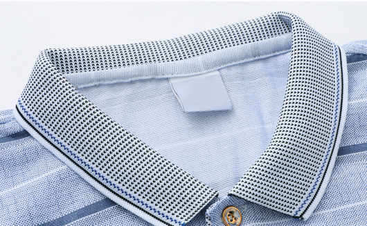 Camiseta Rayada Primavera para Hombre Adulto Mayor - Image 15