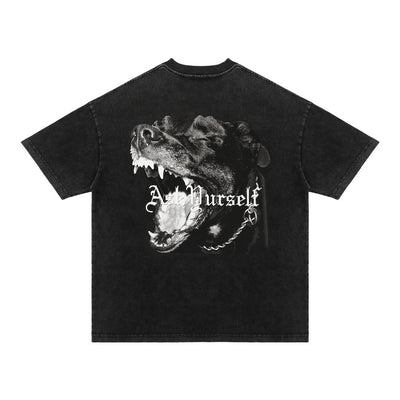 Playera Suelta Ins Tide Cuello Redondo Manga Corta Verano Hombre - Image 2