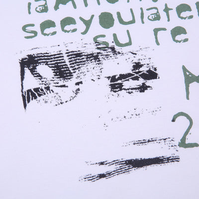 Playera Estampada Graffiti Stars Cuello Redondo Ajustada para Mujer - Image 8