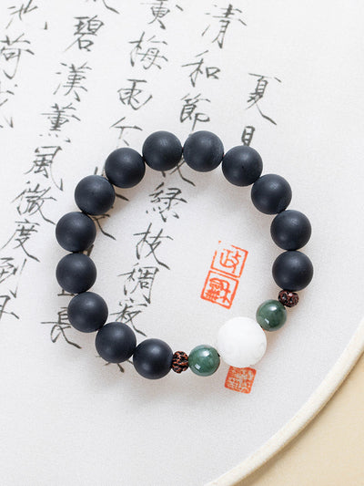 Pulsera de Cuentas Bodhi Buddha Tianyizi - Raíz Medicinal Original - Image 9