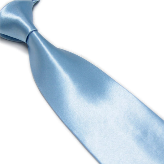 Corbata Ancha de Seda Sintética Color Sólido para Bodas y Eventos - Image 30
