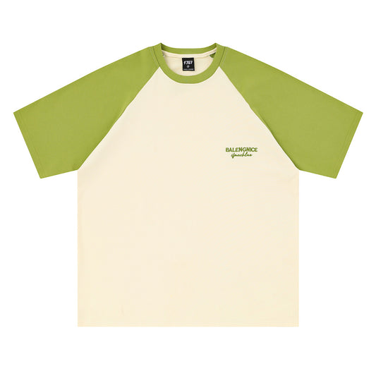 Playera Manga Corta para Hombre con Costuras de Contraste - Image 2