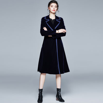 Abrigo Trench Largo Elegante para Mujer - Image 8