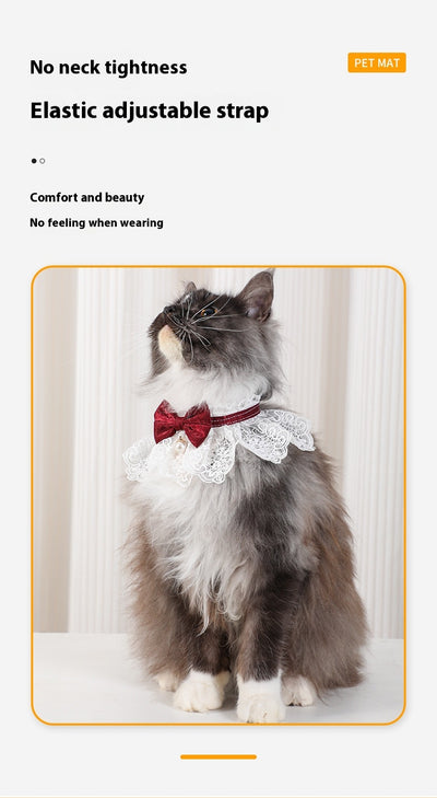 Collar Pañoleta de Encaje para Gatos Todas las Estaciones - Image 22