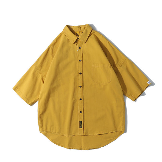 Camisa Japonesa de Color Liso para Hombre - Colección Verano - Image 4