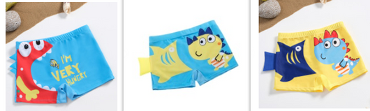 Shorts de Baño Infantil con Estampado de Dibujos Animados - Image 13