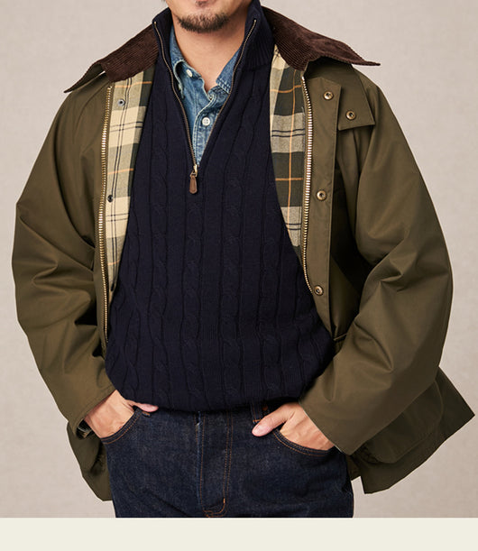 Chaqueta Trench Vintage Bedale en Cera - Estilo Clásico Inglés - Image 13