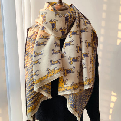 Bufanda Retro de Otoño e Invierno - Calidez y Estilo para Mujeres - Image 5