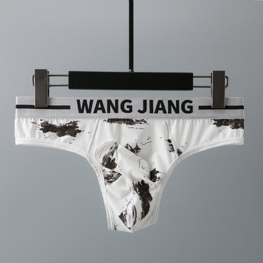 Ropa Interior Masculina Estilo Tinta China en Seda de Hielo para Verano - Image 6