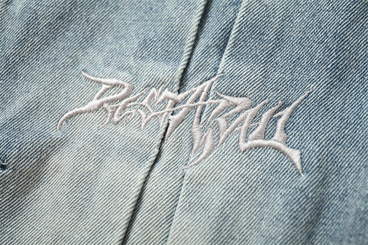 Chaqueta Denim Punk Heavy Industry Lavado Vintage para Hombre - Image 17