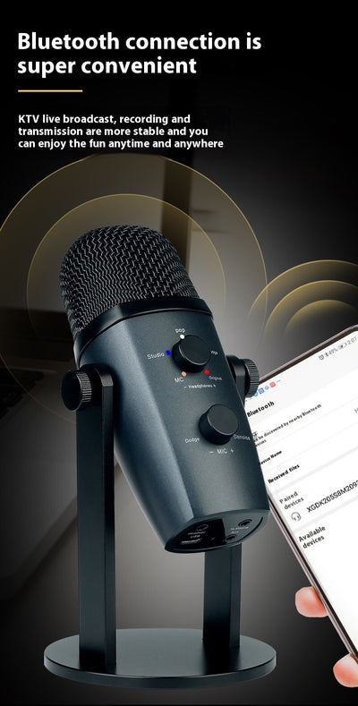 Micrófono Bluetooth Inalámbrico para Karaoke y Grabación - Image 12