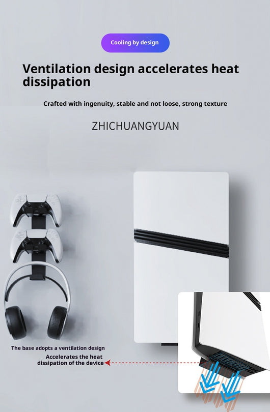 Repisa Universal para Pared con Soporte para Auriculares - Image 8