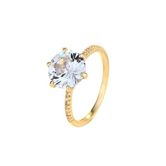 Anillo de Diamante Geométrico de Seis Puntas - Image 5