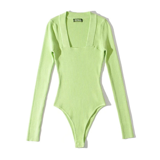 Jumpsuit Tejido con Escote Cuadrado y Ala Ancha - Estilo Sexy - Image 19