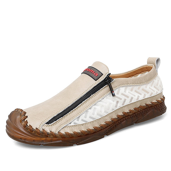 Zapatos Casuales de Cuero para Hombre - Estilo Simple y Versátil