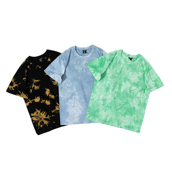 Playera Tie-Dye de Algodón Estilo Instagram - Cuello Redondo Colores Vibrantes