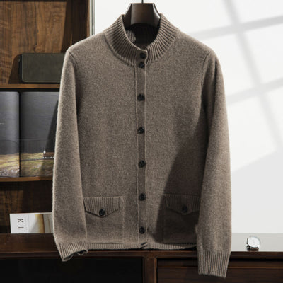 Chaqueta Casual de Cuello Alto para Hombre - Abrigo Versátil y Cálido - Image 8
