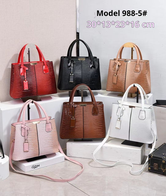 Bolsa de Mano Texturizada de Gran Capacidad para Mujer - Image 12
