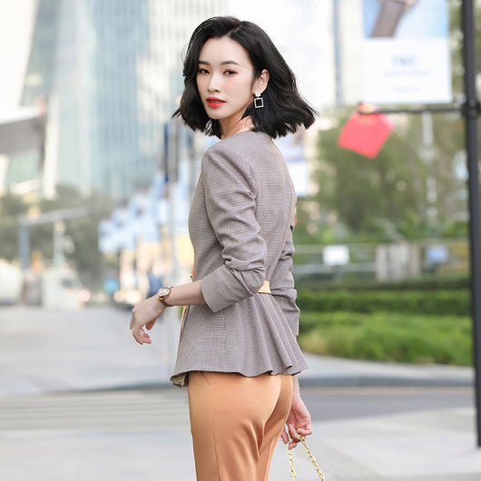 Traje Profesional Mujer Unicolor Poliéster Premium - Image 2