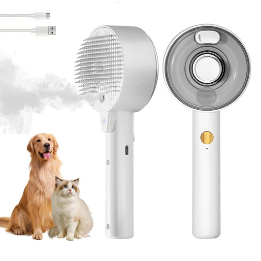 Cepillo de Vapor para Gatos con Spray Deshedding - Limpieza Profunda y Masaje